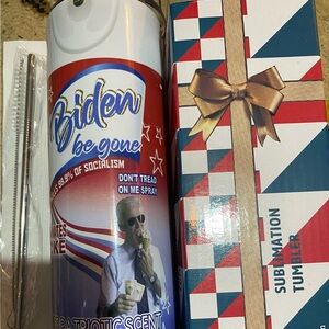 COPY - New funny Biden-Be-Gone 20 oz Stainleas Steel Tumbler - made to order.